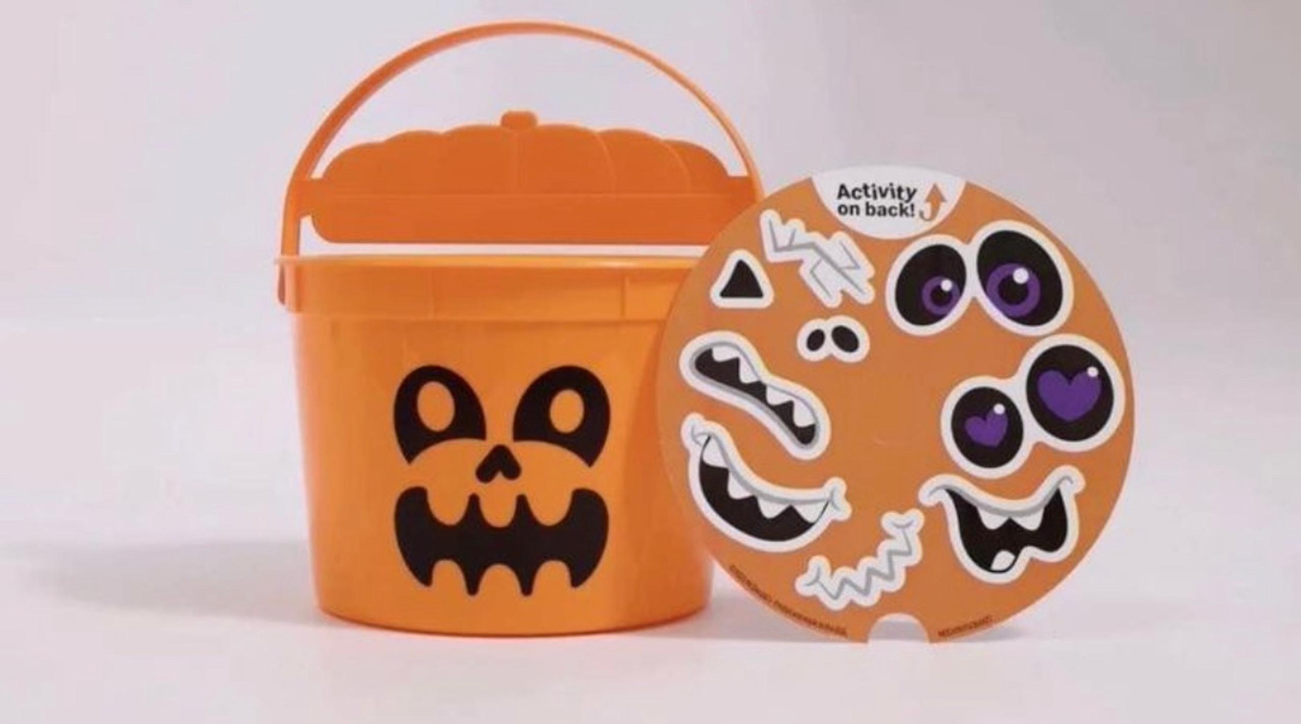 McDonald’s Halloween Trick or Treat Bucket Skeleton