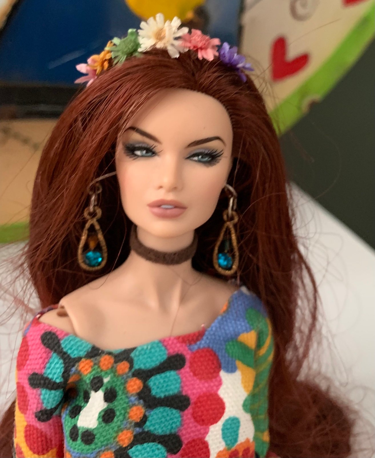 OOAK 1970s inspired fashion for Poppy Parker or NuFace-No Doll