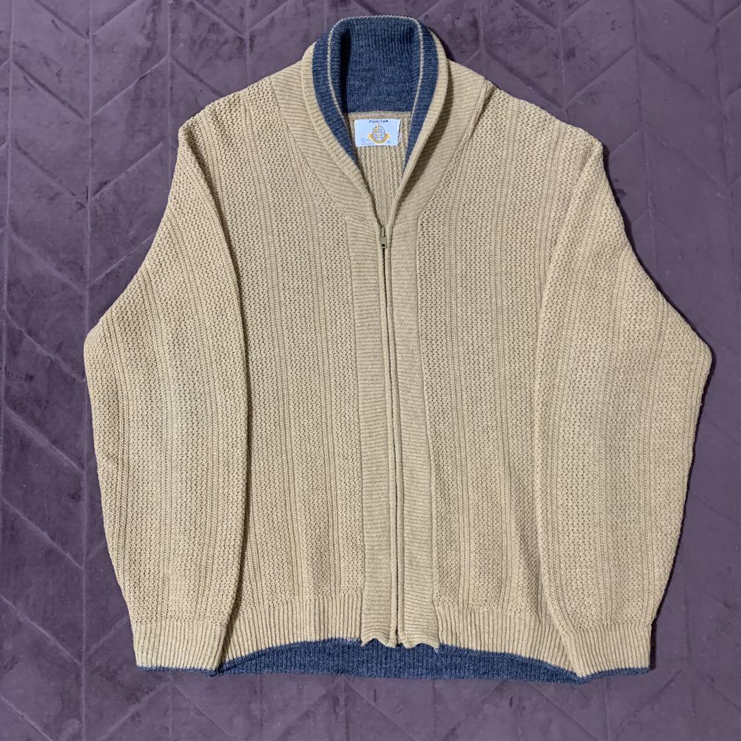 60s PURITAN Zip Cardigan