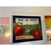 Vintage Fruit Crate Label Art Prints Set of 6 Farmhouse Kitchen Decor