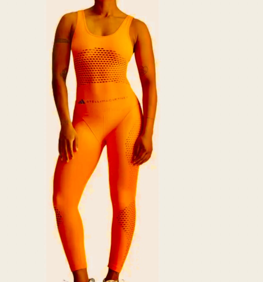adidas Stella McCartney TrueStrength Knot Bodysuit Onesie/Jumpsuit