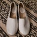 Chic Michael Kors White Sequin Slip-On Elevated Beachy Casual Espadrilles EUC 6