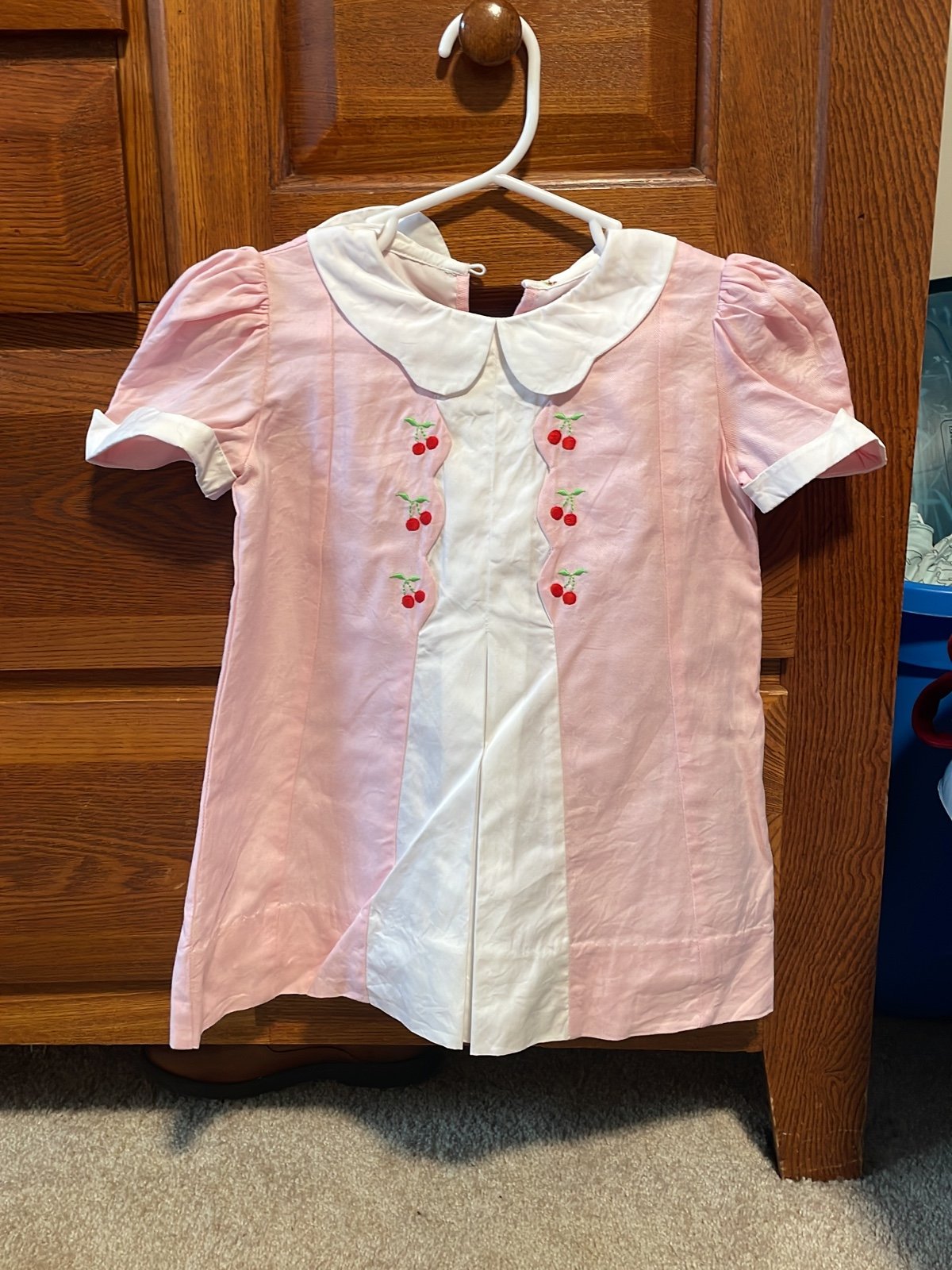 The Proper Peony 24M Clara Cherry Dress with bloomers
