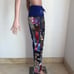 prAna Blue Cargo Pants Patched Distressed Art Work Attachments Women’s Size 30