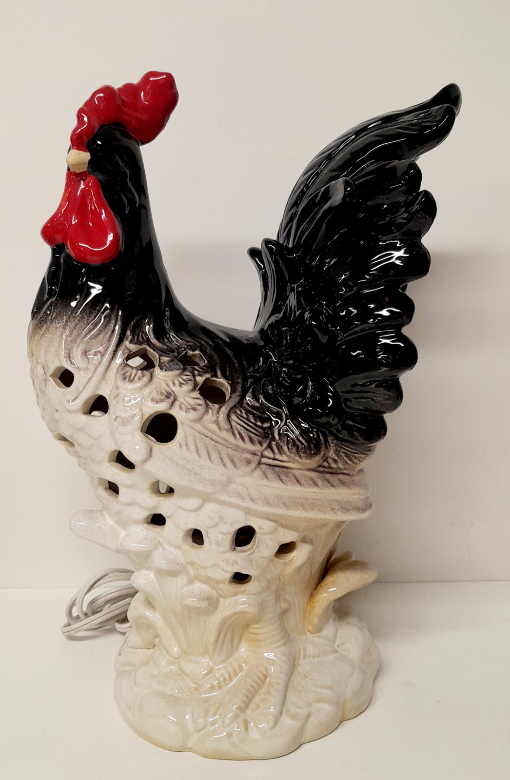 Ceramic Rooster Table Lamp