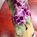 Vintage Z.S. & Co. Bavaria Hand Painted Porcelain Hatpin Holder w 9 Pins, Signed