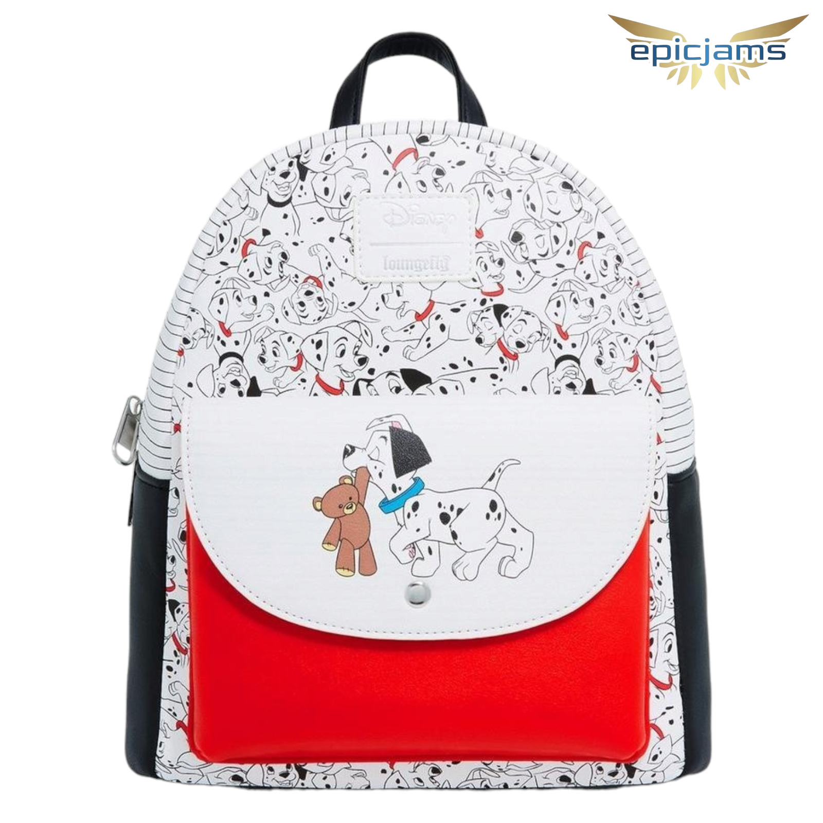 Loungefly Disney 101 Dalmatians Teddy Bear Mini Backpack New