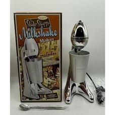 The Shake Shoppe Milkshake Mixer Chrome Milkshake Maker Mixer With Accessories