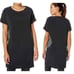 Smartwool | Genius Shirt Dress Merino Wool Blend Short Sleeve Black Gray sz Lar