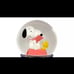 Peanuts Snoopy & Woodstock Musical Water Snow Globe Valentine's Day Love Letter