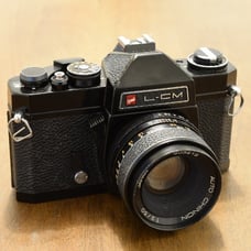 GAF L-CM LCM Vintage 35mm Film Camera Auto Chinon 50mm f/2 Lens CS *WATCH VIDEO*