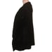 JOHN FASHION SWEATER Sz L/XL Black Women's Wool Blend Chucky Collared Open Vest