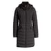 Bernardo Channel Quilted Fleece Lined Packable Hooded Puffer Jacket NWT XS Black