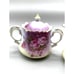 Lefton China Hand Painted Heavenly Rose Creamer and Sugar Dish Set Elegant