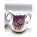 Lefton China Hand Painted Heavenly Rose Creamer and Sugar Dish Set Elegant