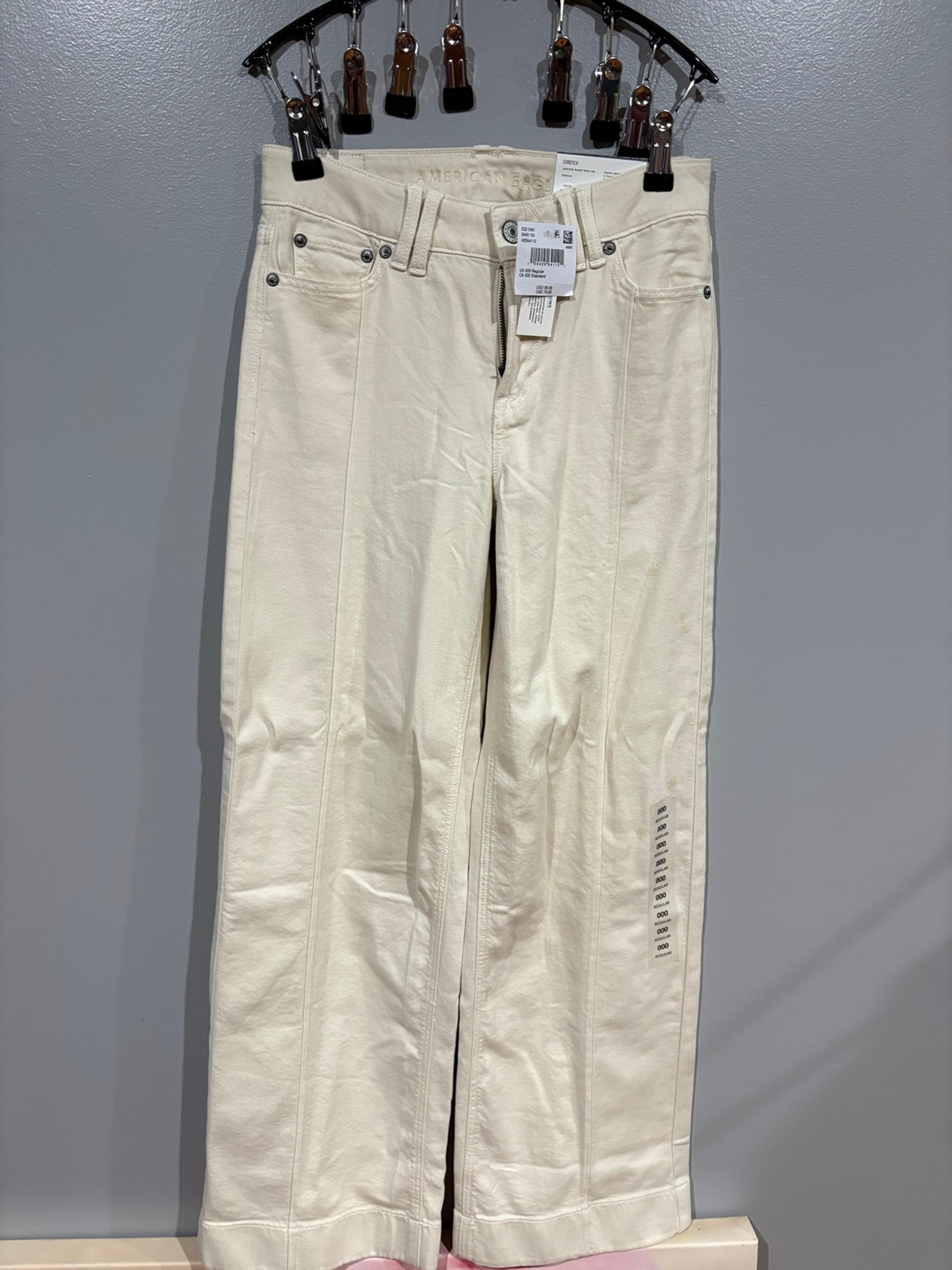 NWT American Eagle khaki sz 000