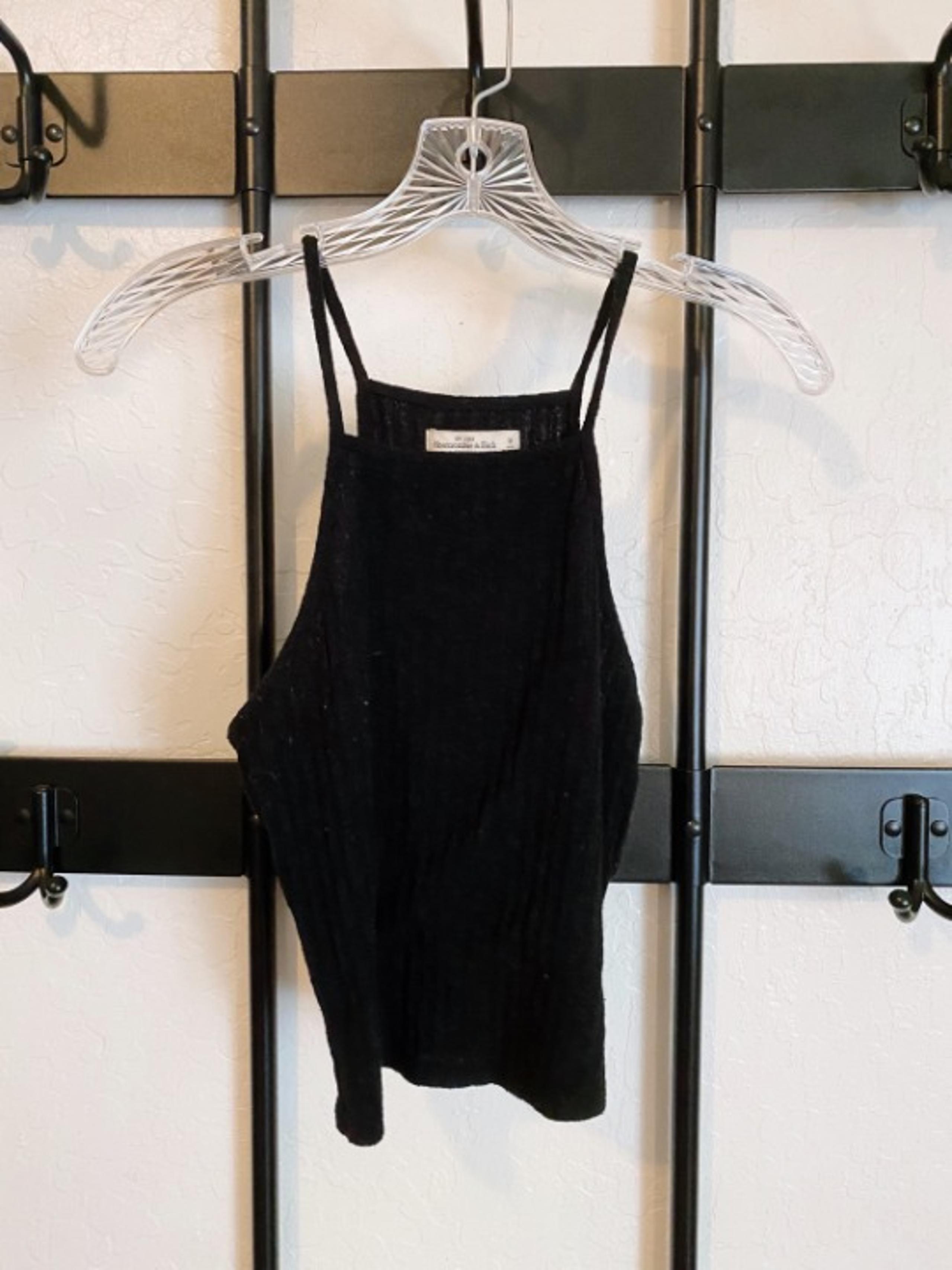 A&F Black Knit Tank Top