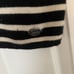 Tory Burch Cashmere Striped Sweater Turtleneck