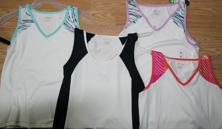 (LOT OF 4) BCG Women's Sleeveless Tennis Shirts
