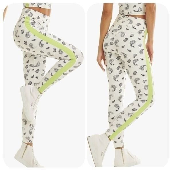 Koral Dynamic Duo Blackout Legging - Bandana White Size Small