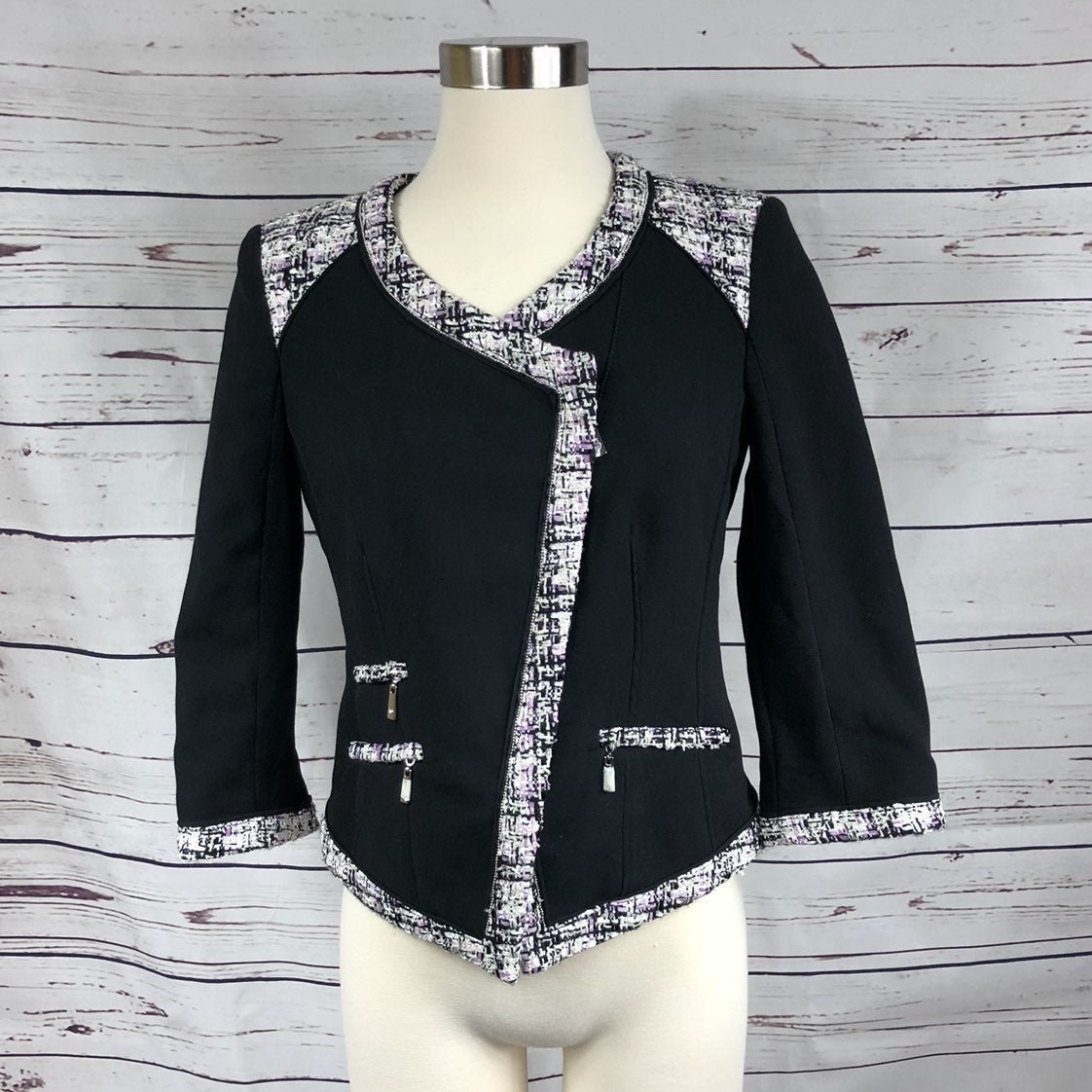 WHBM Black/Purple Jacket