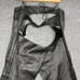 NEW NWT Wilsons Leather Black Bike Chaps Adjustable Pants Size XLarge