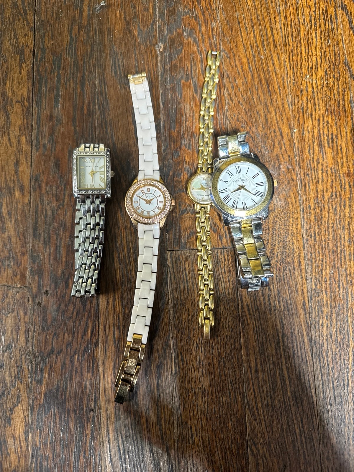 4 vintage Anne Klein lady watches