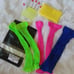 Shein Romwe Huge Bright Neon Blacklight Stoner Fishnet Bundle Lot Set