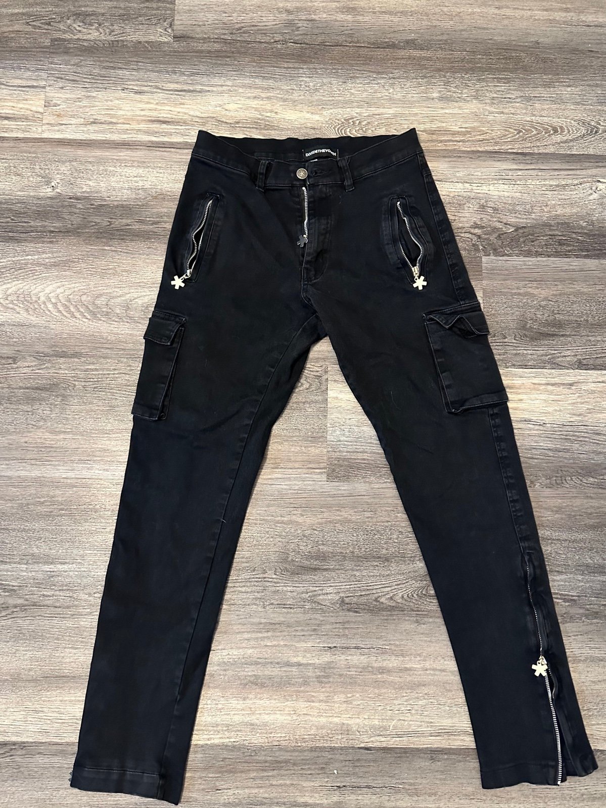 LIDNM / Llife ONLINE STORE / CRACK WASHED BAGGY DENIM PANTS