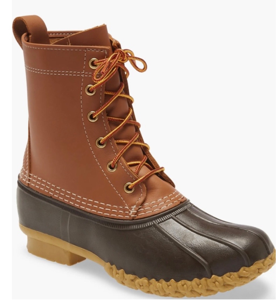 Kids L.L.Bean Boots Brown Leather size 3