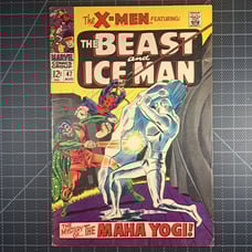 The X-Men #47 (Marvel 1968) The Beast and Iceman