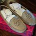 Tory Burch Lowell 2 Driver French Gray Tumbled Leather