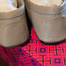 Tory Burch Lowell 2 Driver French Gray Tumbled Leather