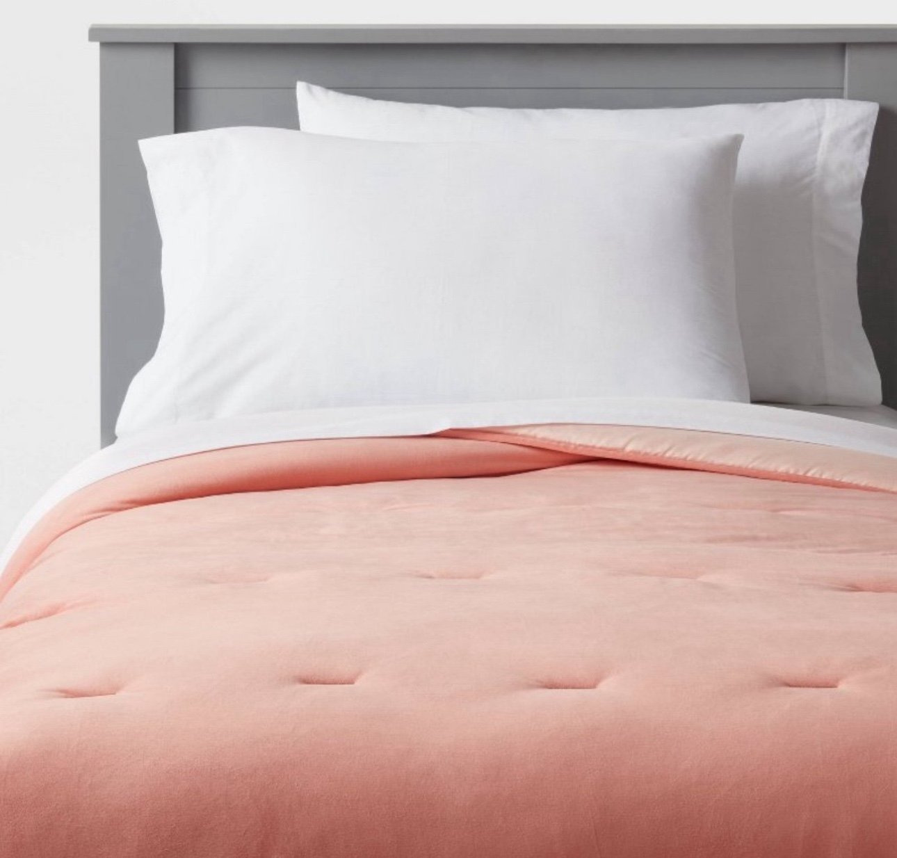 Full/Queen Velvet Kids' Quilt Pink - Pillowfort™