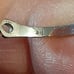 14k solid white gold ring 11.5 XXL extra large ring stack wedding band open link