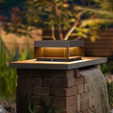 MVBT Outdoor Modern Post Light, LED Fence Deck Column Cap Lamp IP65 Waterproof