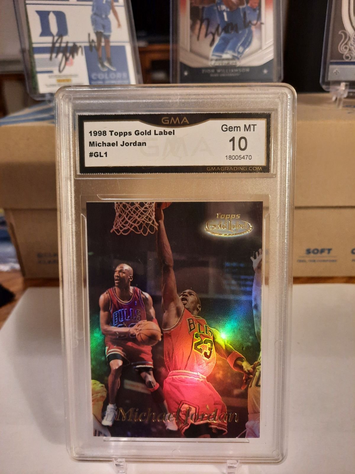 MICHAEL JORDAN TOPPS GOLD LABEL 1998