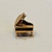 Vintage 14K Yellow Gold Grand Piano Charm with Opening Top