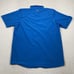 Under Armour Shirt Men Large Blue Performance Fishing Vented Short Sleeve Button