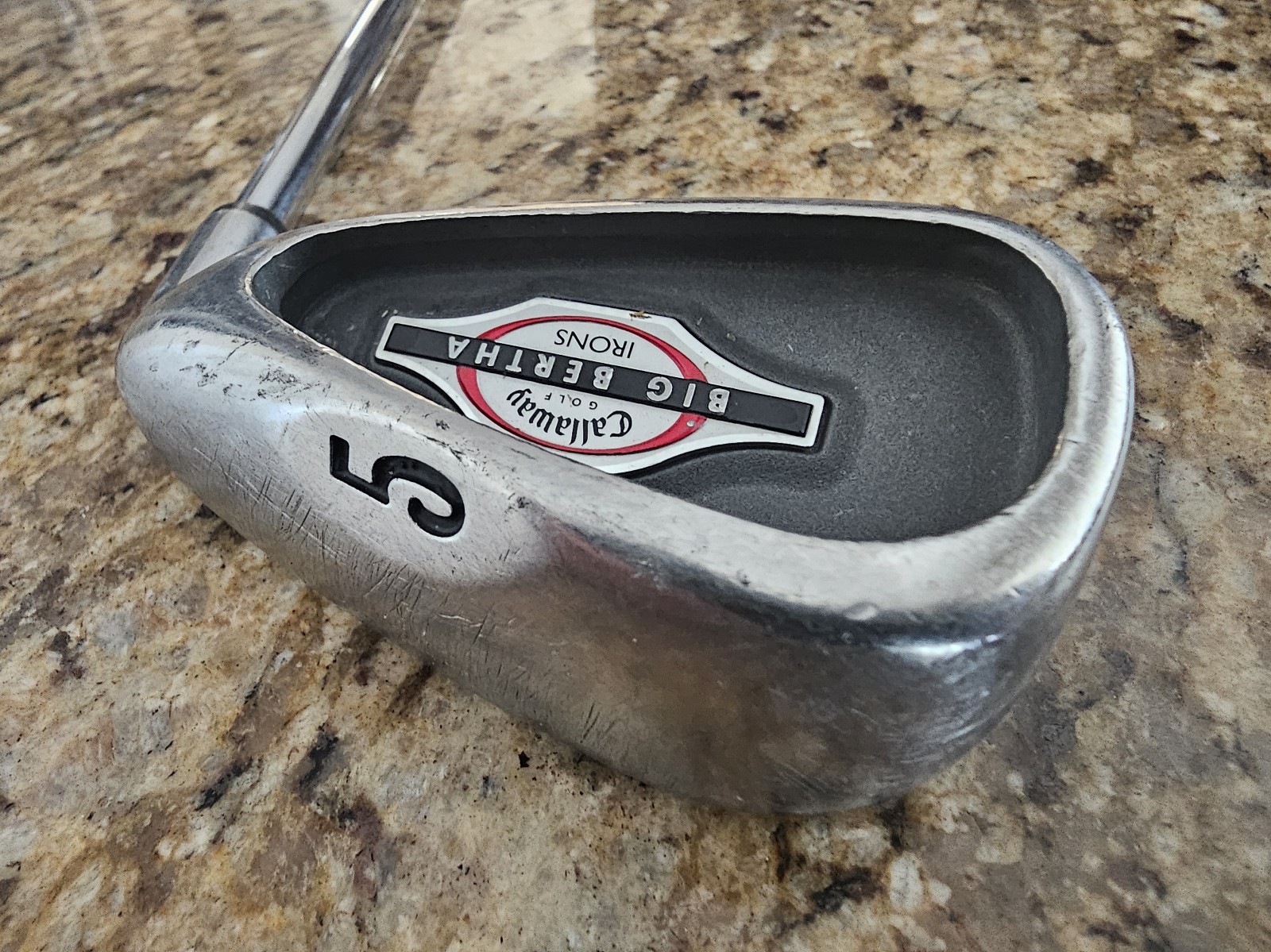Nice RH Callaway Big Bertha 5-Iron 2002 model with a Stainless Steel Shaft