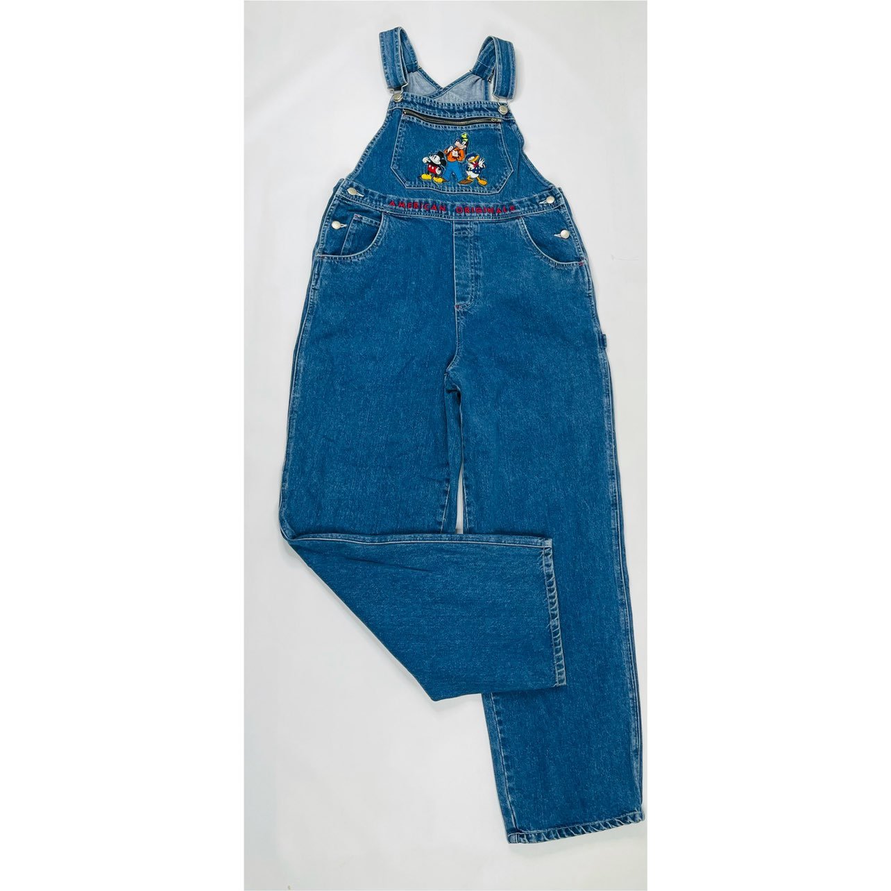 90s Large Disney Bib Overalls