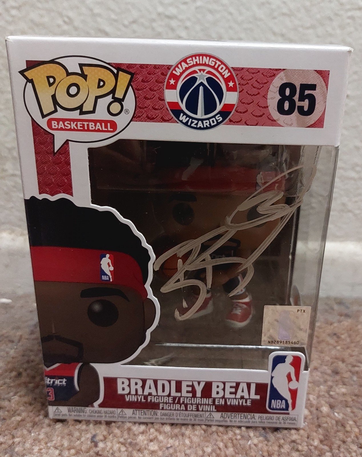 Bradley Beal Signed Funko Pop JSA Washington Wizards Phoenix Suns NBA