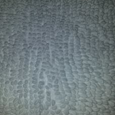 WHITE 100% Cotton 46 L×27 W Bathroom Rug