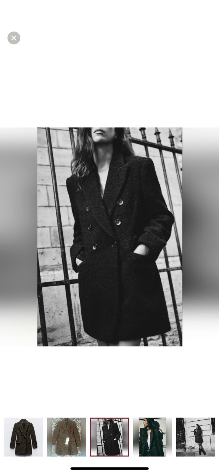 Zara women’s coat