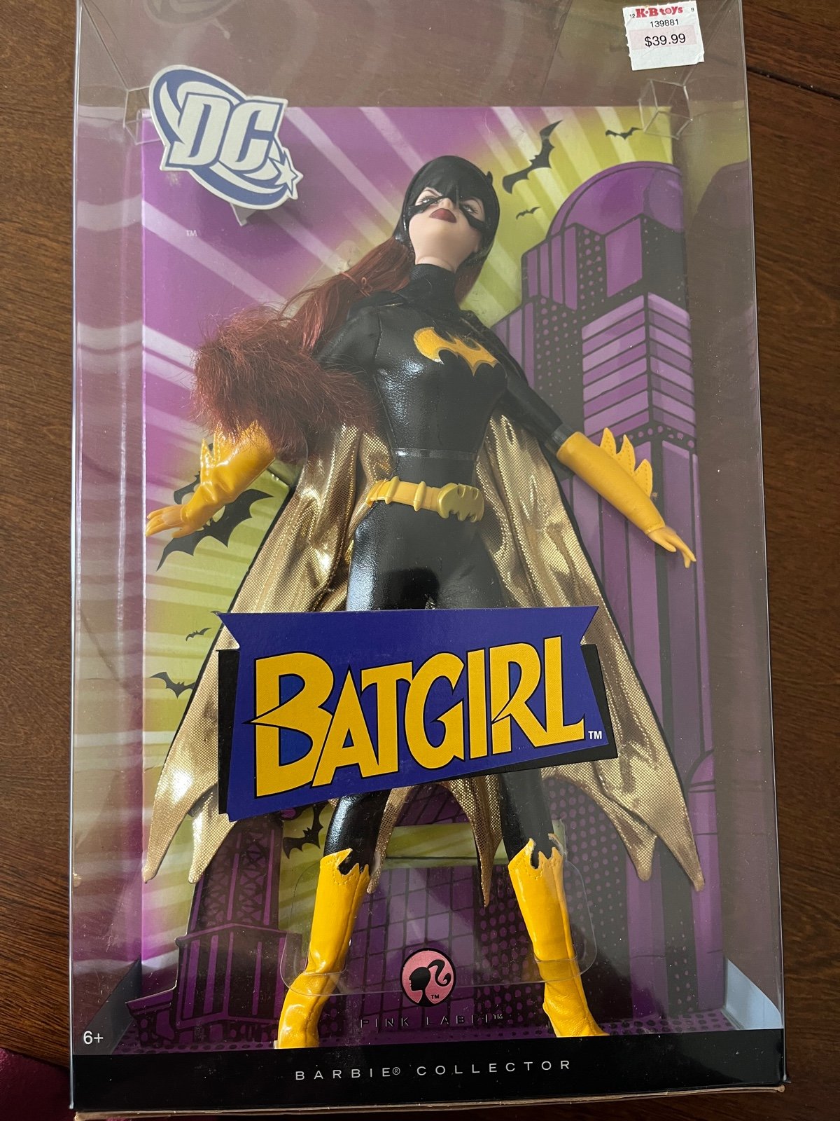 Pink label BatGirl Barbie