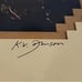 Artist J.A. Johnson Framed Photograph Grand Canyon Rainbow Clouds 19x23