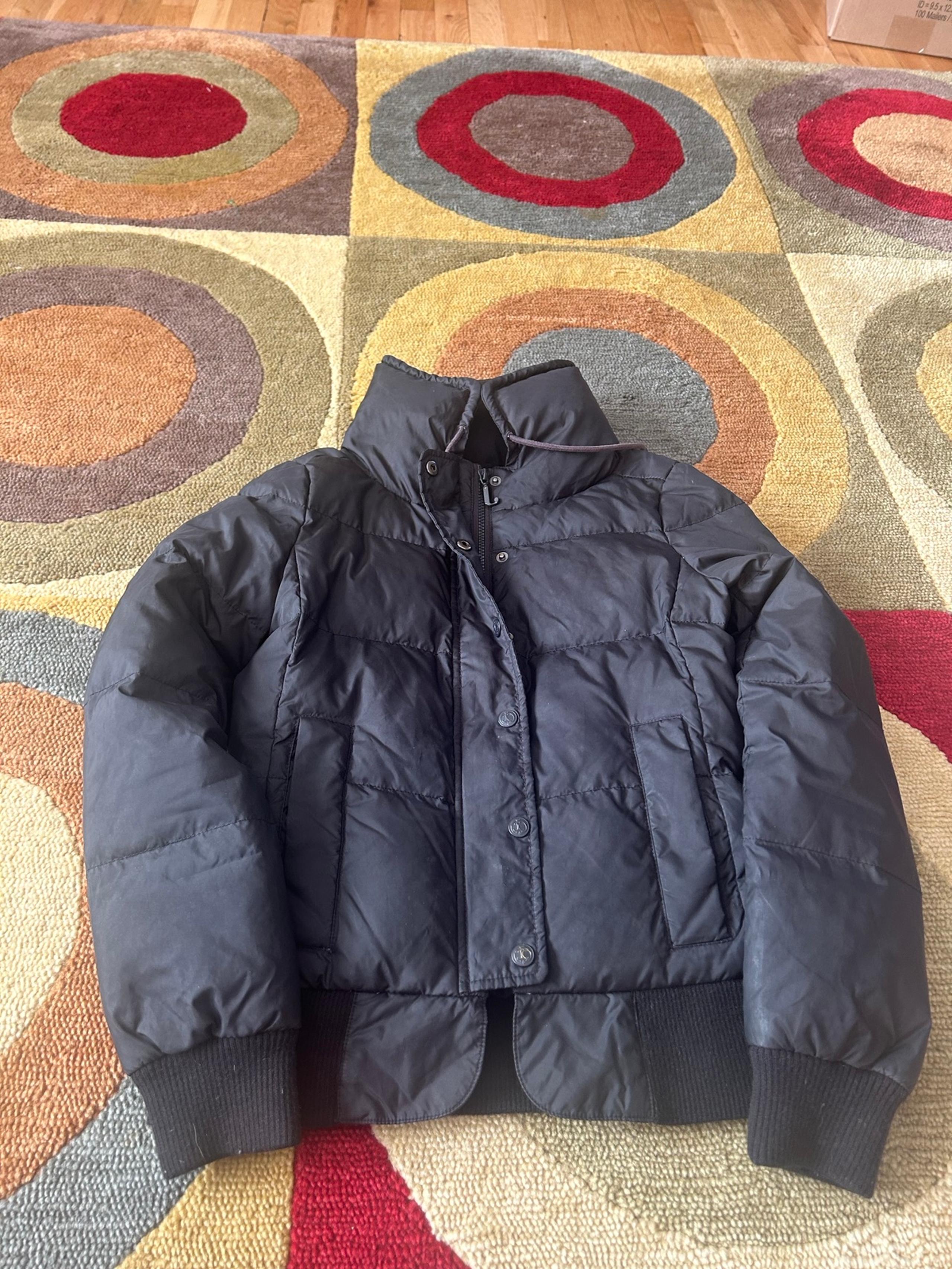 Juicy Couture Y2K Vintage Black Short Puffer Down Jacket Winter Coat Women’s S