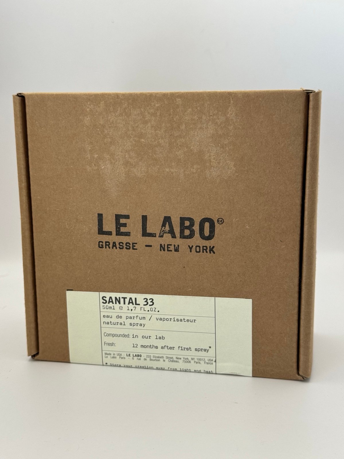 Le labo Santal 33 1.7oz EDP NEW SEALED
