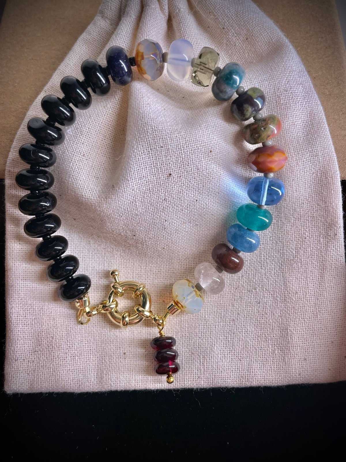 “Earth Bouquet” Gemstone Bracelet