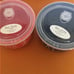 New Rae Dunn Food Storage Container (set of 4) savor/eat /navy blue/orange